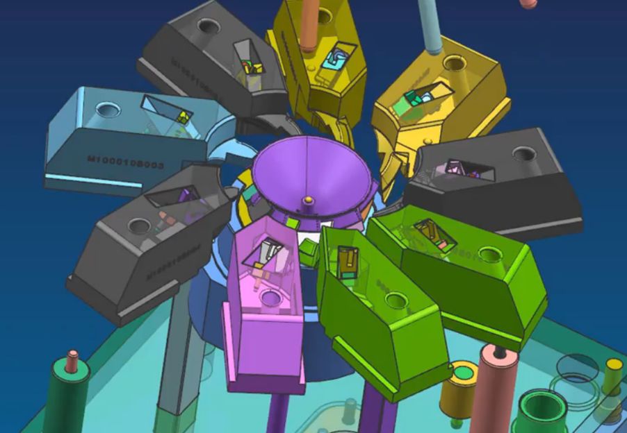 加工中心這套葉輪模具如何設(shè)計(jì)？如何脫模？(圖6)